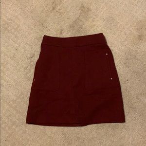 Maroon skirt